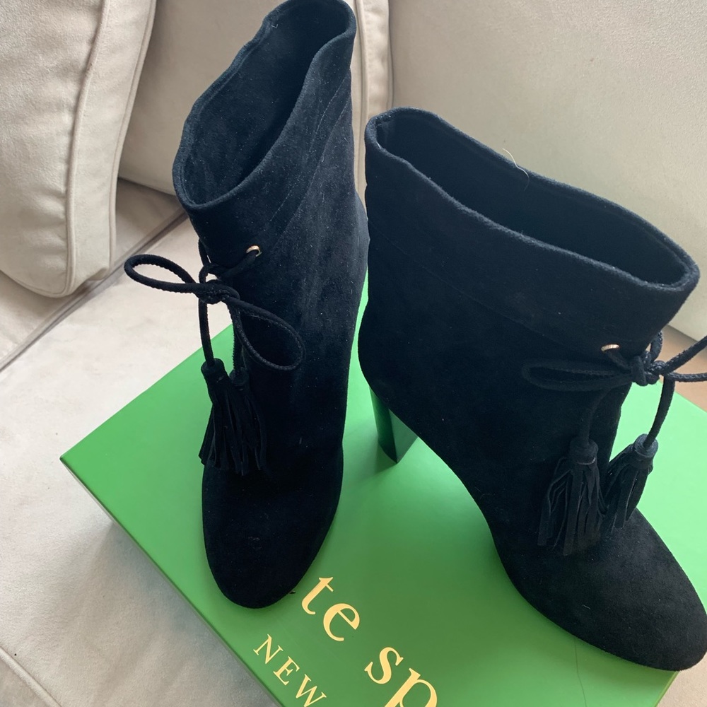 ♠️   Black Suede Boots from Kate Spade ♠️ - Picture 3 of 8